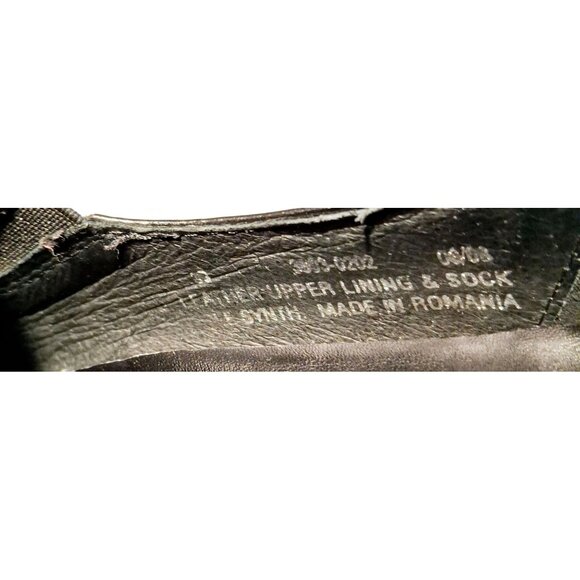 Dansko Womens Black Leather Heeled Loafers With Buckle Strap Size 39 - Picture 11 of 12